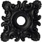 Ekena Millwork Crawley Ceiling Medallion (Fits Canopies up to 6 3/4"), 18"W x 18"H x 3 1/4"ID x 1 1/2"P, Steel Gray CM18CRSGS - alternate 1